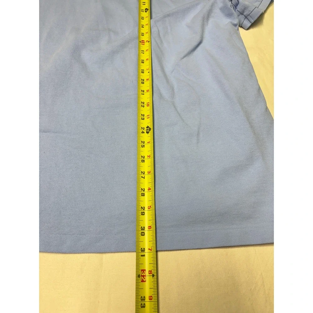 Ralph Lauren Polo Shirt‎ Mens XXL Classic Fit Light Blue Short Sleeve